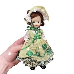 Madame Alexander Galway Shawl Irish Clover Green Dress Red‎ Hair Floral #66470